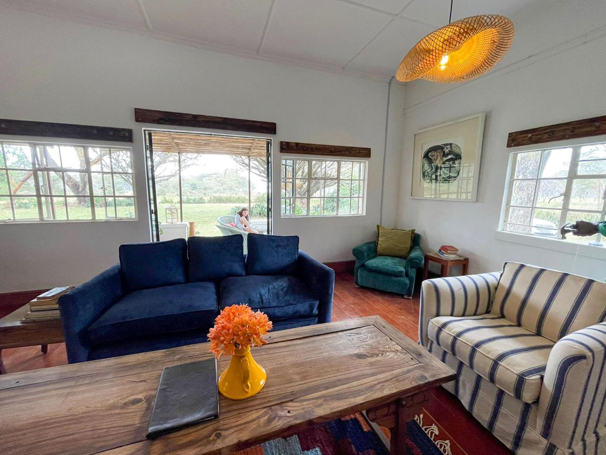 The Sanctuary Farm House Lake View Wildlife Naivasha Bagian luar foto